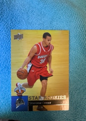 Stephen Curry, graded 8.0