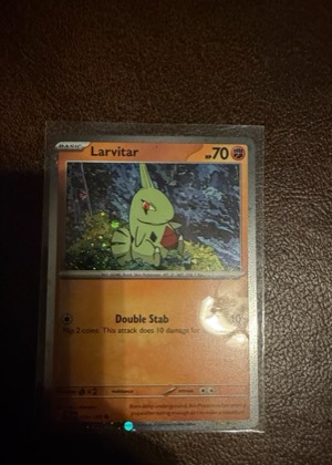 Larvitar, graded 8.5