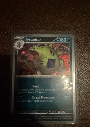 Tyranitar, graded 8.5