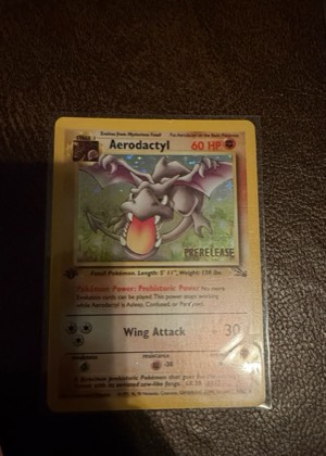 Aerodactyl (Prerelease), graded 7.5