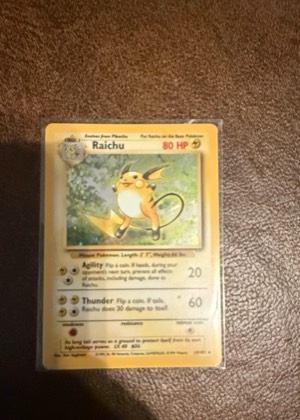 Raichu, graded 7.5