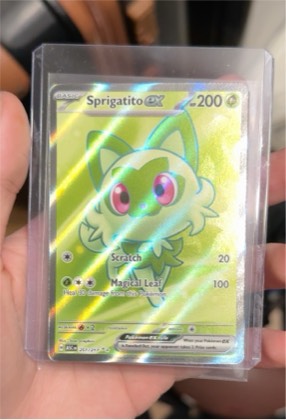 Sprigatito ex graded 8.5