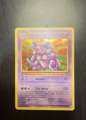 Nidoking, graded 9.0