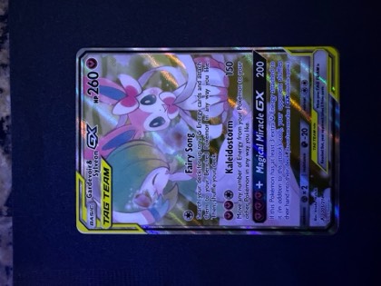 Gardevoir & Sylveon GX (205) (Alternate Full Art), graded 9.0