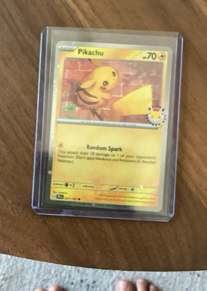 Pikachu, graded 8.0