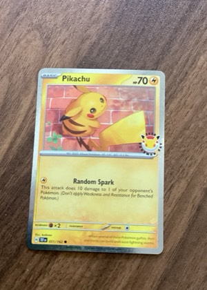 Pikachu, graded 8.0