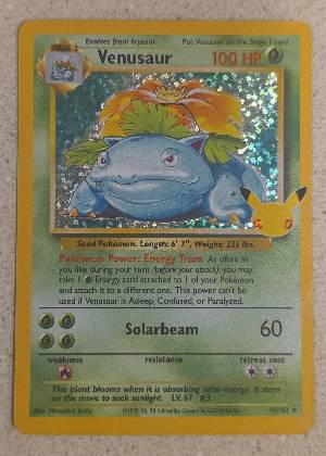 Venusaur, graded 9.0