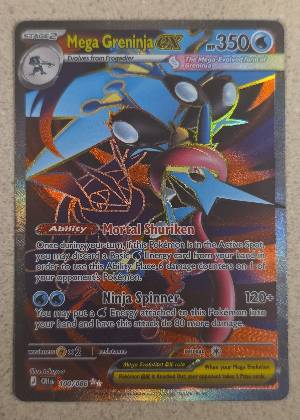 Mega Greninja ex, graded 9.5