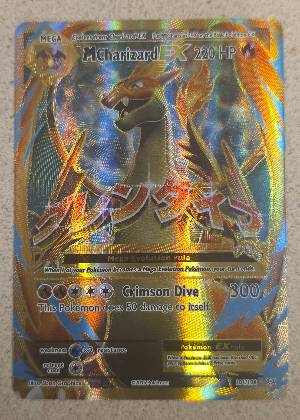 M Charizard EX (Full Art), graded 9.0