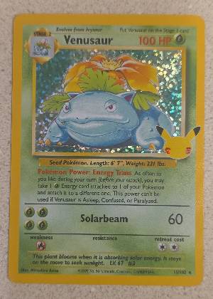 Venusaur, graded 9.5