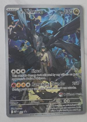 N's Zekrom - 031 (Pokemon Center Exclusive), graded 9.5