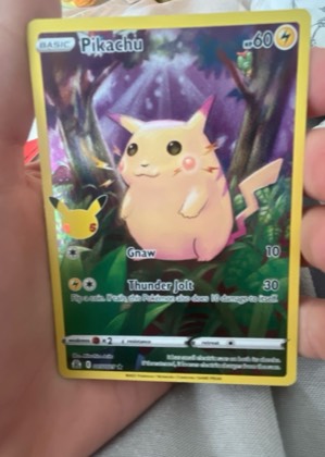 Pikachu, graded 8.0