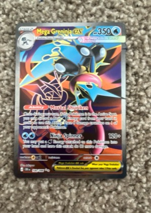 Mega Greninja ex, graded 9.5
