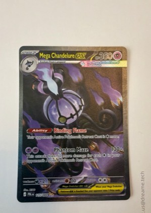 Mega Chandelure ex - 115/084 graded 9