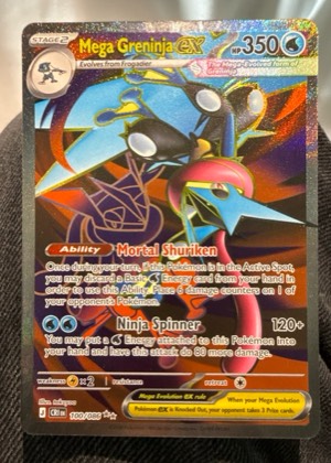 Mega Greninja ex, graded 9.0