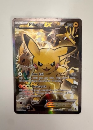Pikachu EX - XY124, graded 9.0