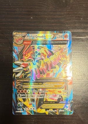 Primal Groudon EX (Omega - 151 Full Art) graded 9