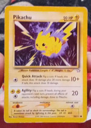Pikachu, graded 8.0