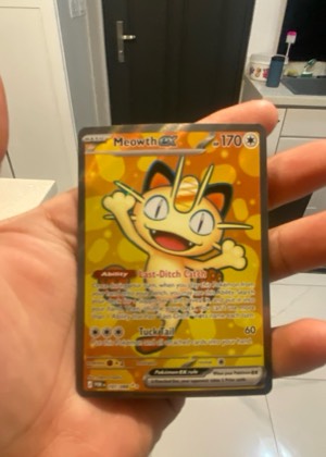 Meowth ex graded 8