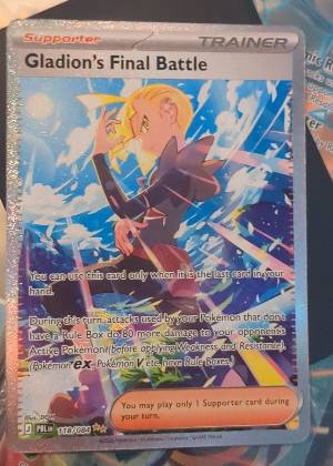 Gladion's Final Battle - 118/084 graded 8