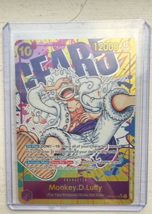Monkey.D.Luffy (119) (Alternate Art), graded 9.0