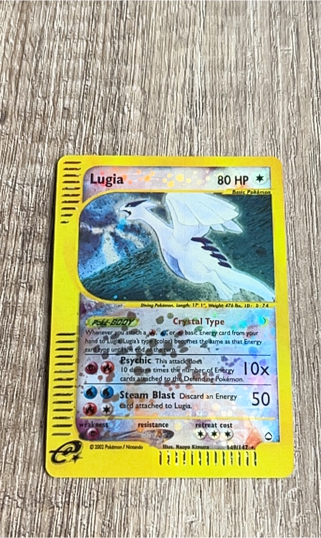 Aquapolis Lugia, an Excellent 5.5 ZeroPop community scan with surface staining