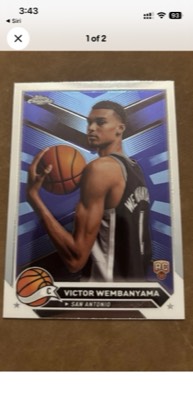Victor Wembanyama, graded 9.0
