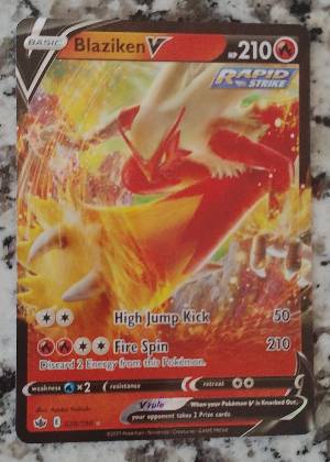 Blaziken V, graded 8.5