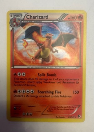 Charizard, graded 8.5