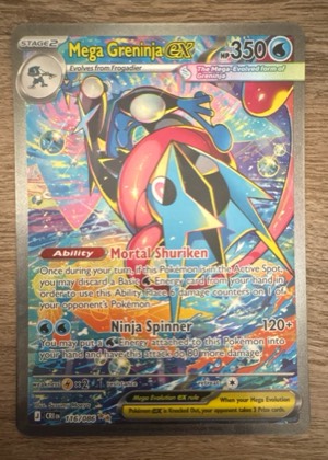 Mega Greninja ex, graded 9.0