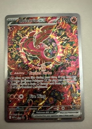 Oricorio ex, graded 9.0