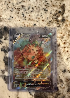 Leafeon V (Alternate Full Art), graded 9.0
