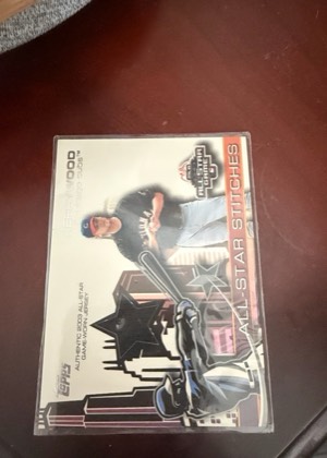 Kerry Wood 2004 Topps All-Star Stitches Jersey Relic (ASR-KW), graded 8.5