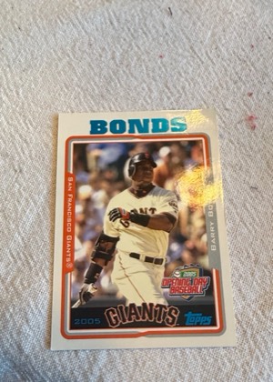 Barry Bonds, graded 7.5
