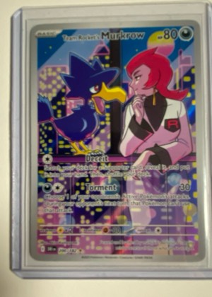 Team Rocket's Murkrow - 200/182 graded 9