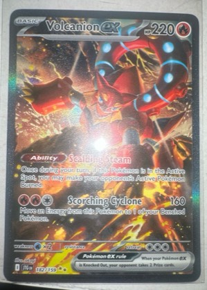 Volcanion ex, graded 9.0