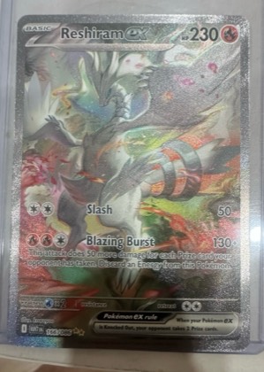 Reshiram ex, graded 9.0