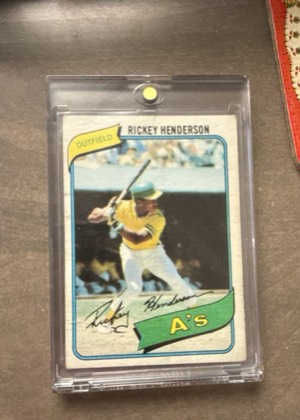 Rickey Henderson, graded 9.0