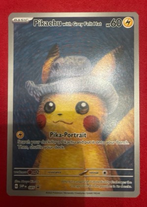 Pikachu with Grey Felt Hat, graded 9.0