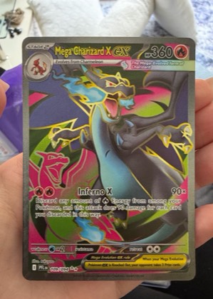 Mega Charizard X ex, graded 9.0