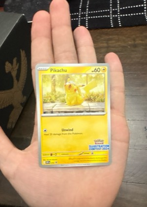 Pikachu - 214 (Illustration Contest 2024), graded 9.0