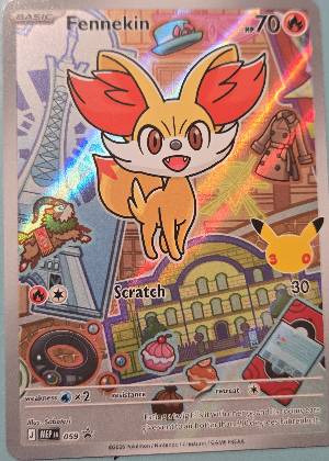 Fennekin, graded 9.5