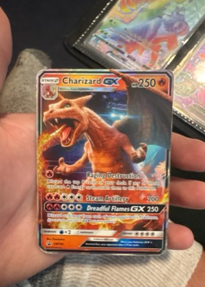 Charizard GX, graded 7.0