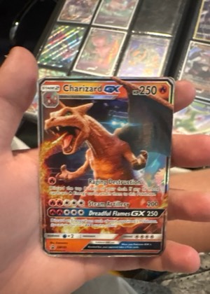 Charizard GX, graded 3.0