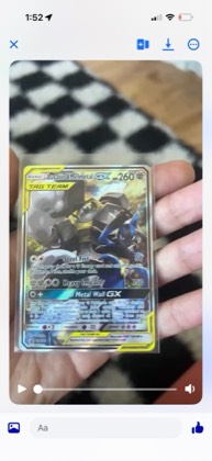 Lucario & Melmetal GX, graded 8.0