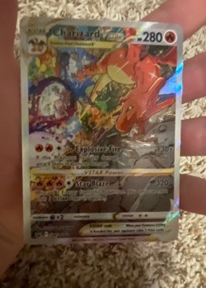 Charizard VSTAR (Secret) graded 6 & below