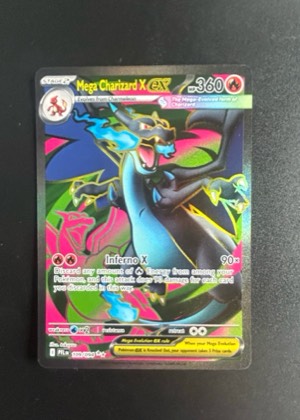 Mega Charizard X ex, graded 9.0