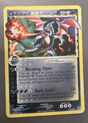 Charizard Star (Delta Species) graded 7
