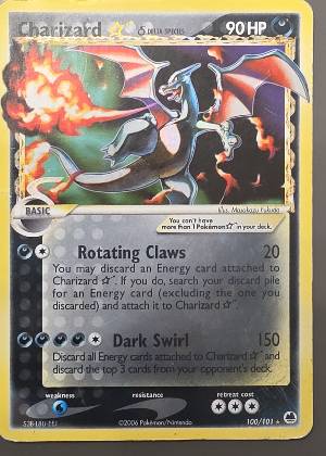 Charizard ☆ δ, graded 5.0