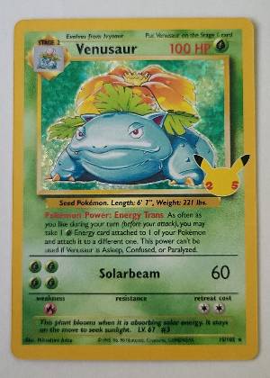 Venusaur, graded 9.0